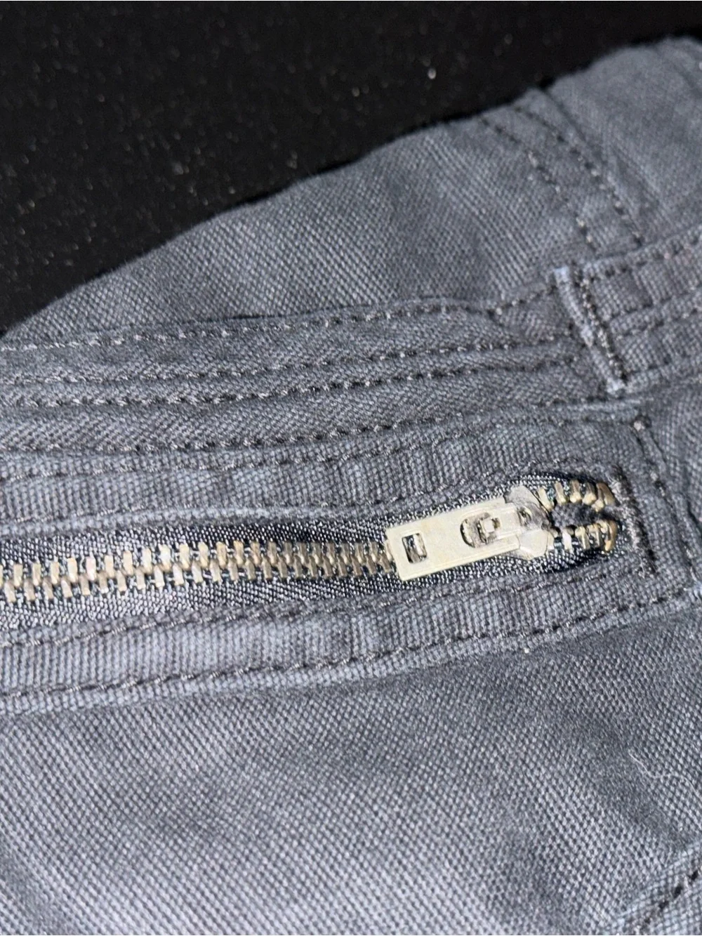 Aeropostale Black Drawstring Zip-Pocket Low Rise Cargo Shorty Shorts